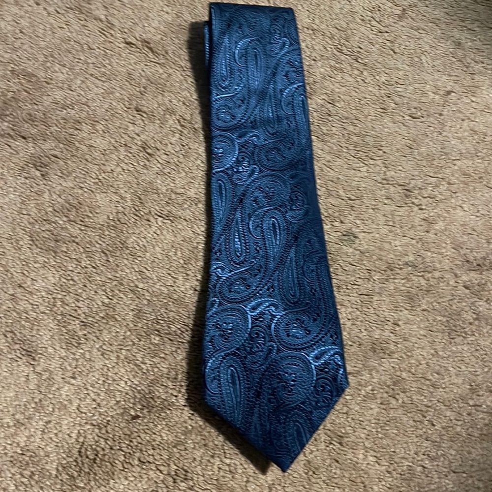 Blue Paisley Tie